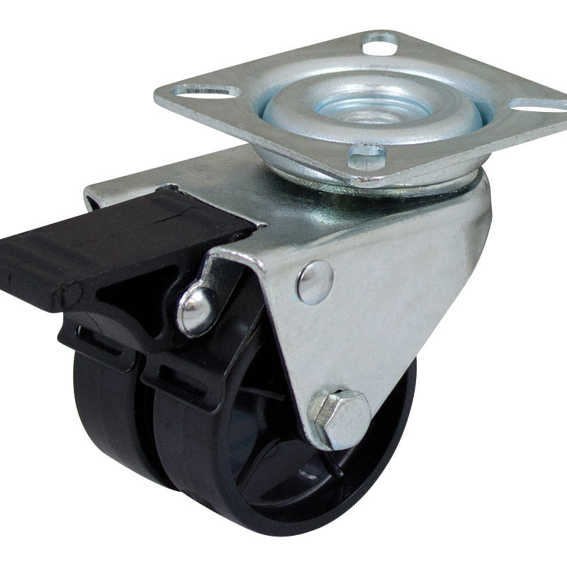 Richmond Castor Swivel with Nylon 50mm Wheel and Brake (S2716B) image 0