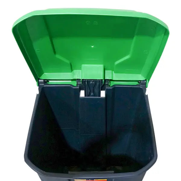 100L Pedal Bin - Green Lid (PBS100GRN) image 3