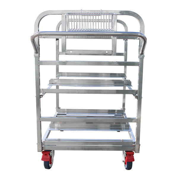Stainless Steel 6 Bin Order Picker Trolley (OPR030) image 12