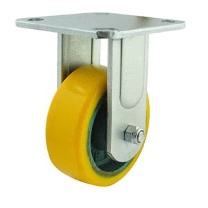 Richmond Castor Rigid with 100mm Polyurethane Wheel (R4449) image 0