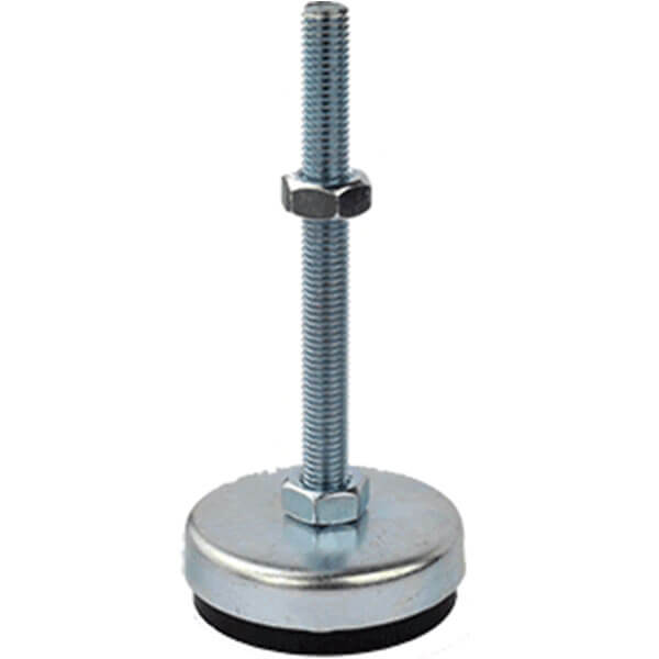 M10 Steel/Rubber Fixed Levelling Feet | LVR085 image 0