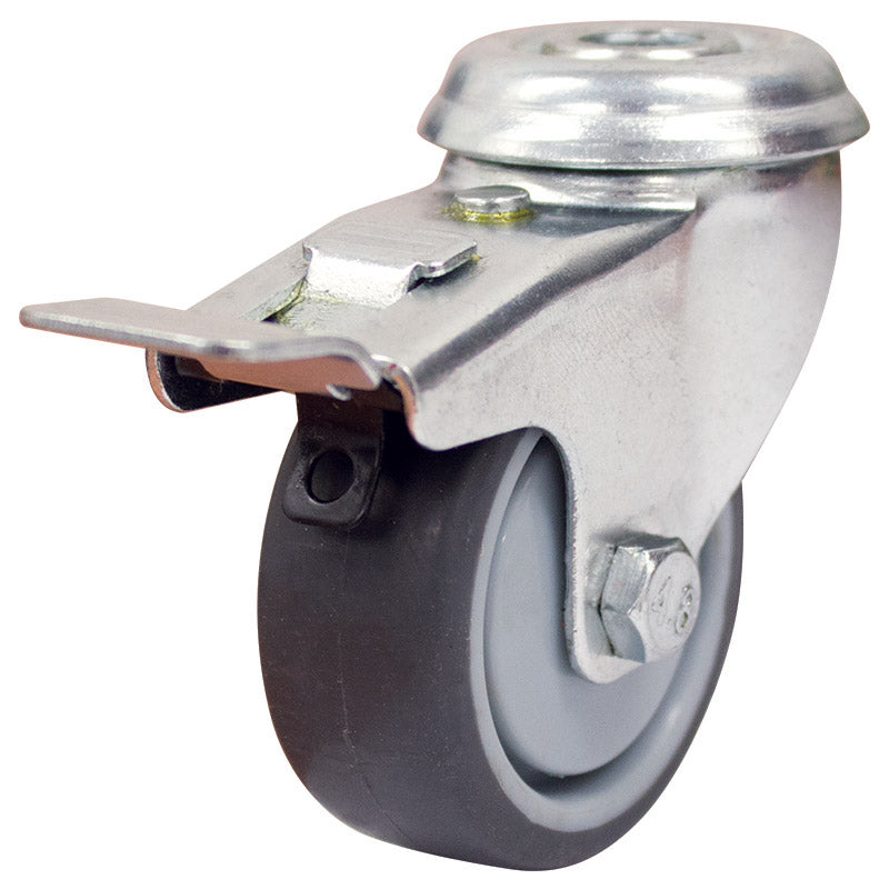 Richmond Castor Swivel with Institutional Rubber 50mm Wheel and Brake (S2714B) image 0