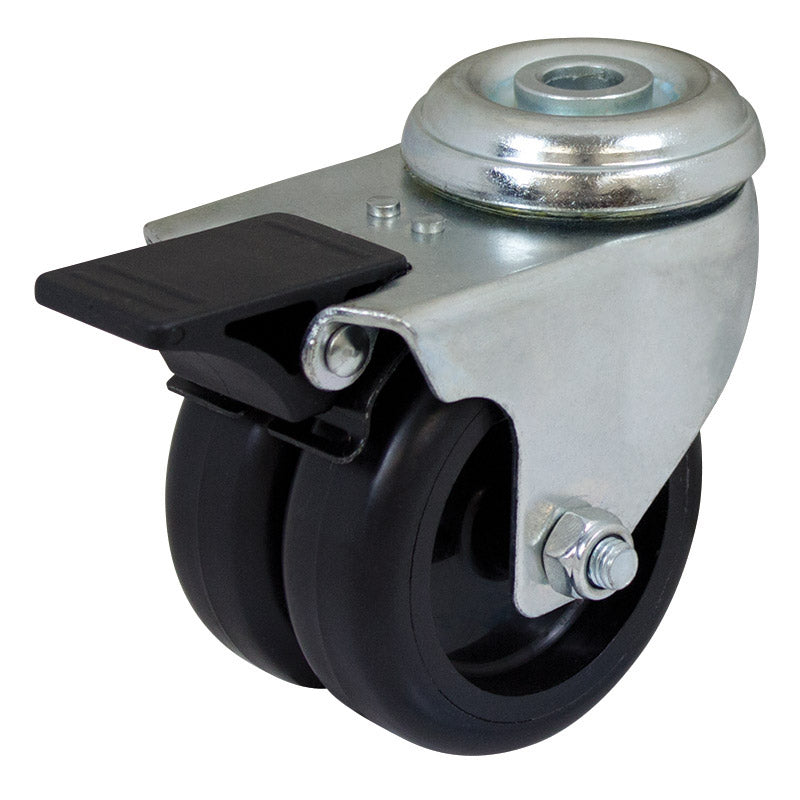 Richmond Castor Swivel with Nylon 75mm Wheel and Brake (S3720B) image 0