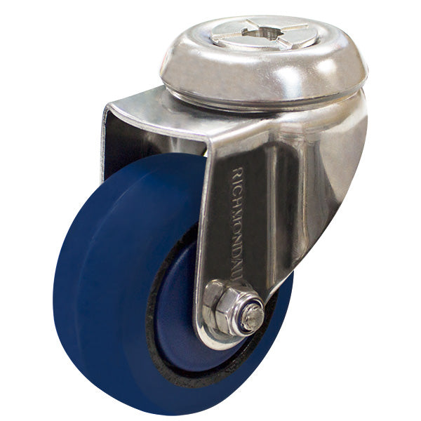 75mm Rebound Rubber Swivel Castor (S3391) image 0