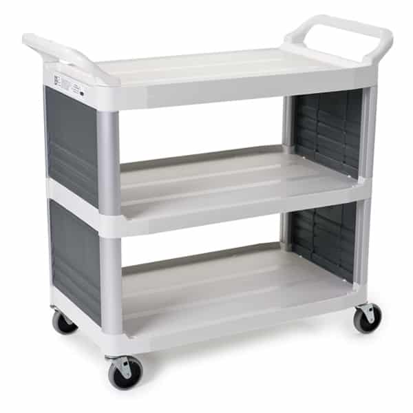 Rubbermaid | Utility Cart Enclosed Ends | RFG409200 WHT image 0