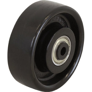 100mm Black Nylon BB Richmond Wheel | NY413-37BLK image 0