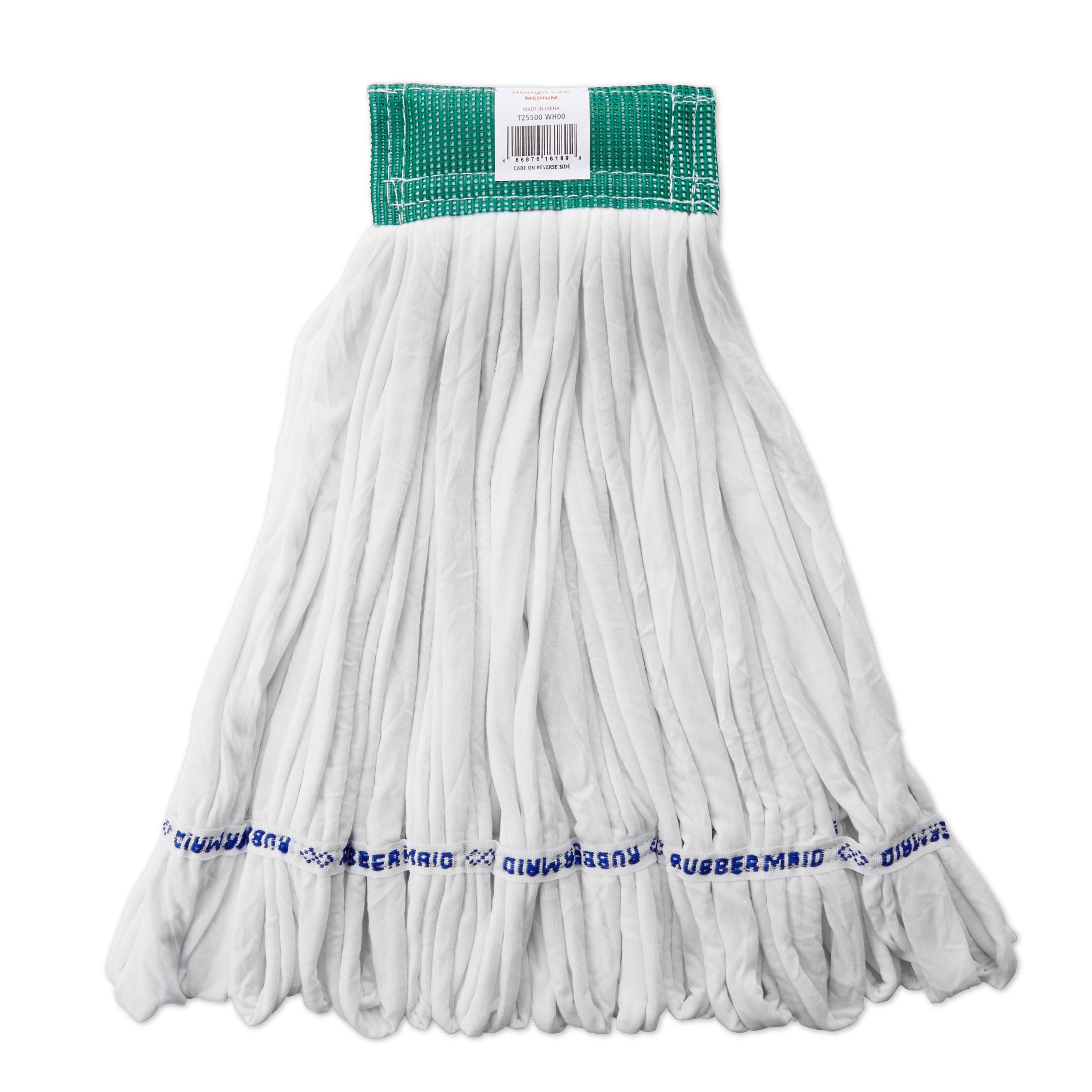 Rubbermaid 591ml Rough Floor Surface Wet Mop, 12.7cm Headband, White | FGT25500WH00