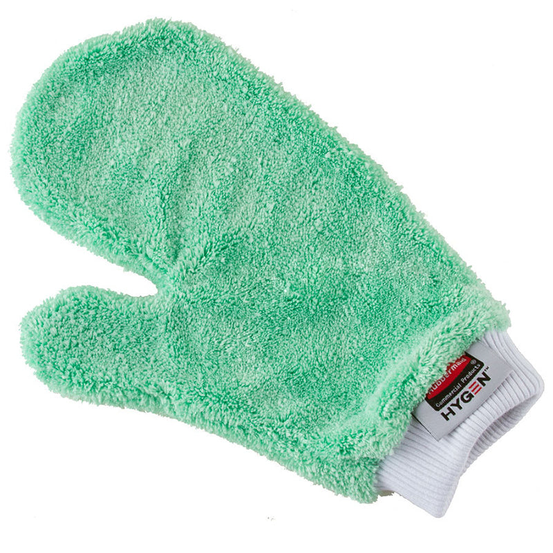 Rubbermaid HYGEN Microfibre Dusting Mitt, Green | FGQ65200